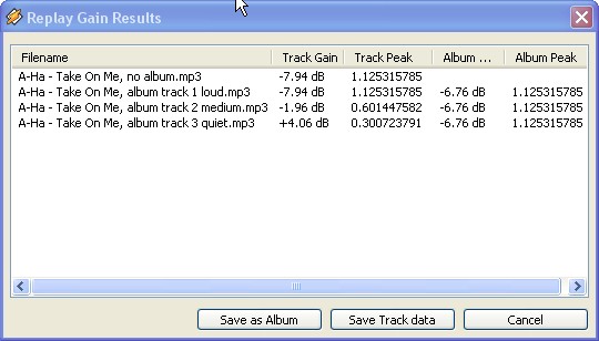 WinAMP normalization track album (43K)