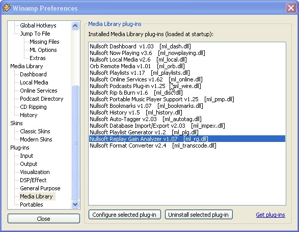 WinAMP replay gain plugin (87K)