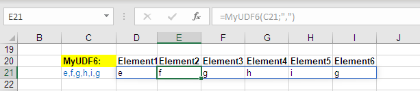 EXCEL spill range border