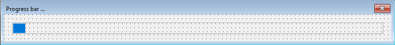 Excel userform Progress Bar